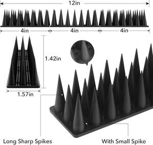 Houd Vogels Weg Dak Hek Raam Nest Vogel Spikes Duif Eekhoorn Wasbeer Kat Afschrikkende Piek Buiten Anti-Robin Verdediger - Product Image 2
