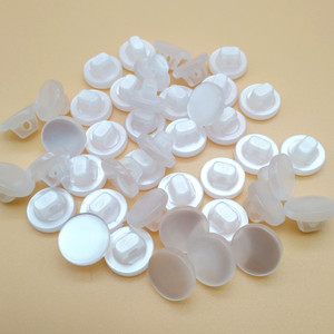 10Mm 16L Flat Top Polyester Ngọc Trai Trắng Nút <span class=keywords><strong>Shank</strong></span>, Resin <span class=keywords><strong>Shank</strong></span> Nút - Product Image 3