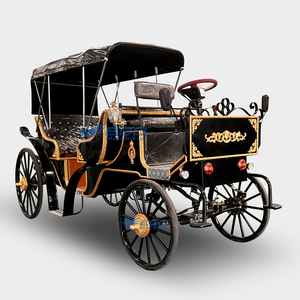 Carroza de Lujo de Dos Filas de Asientos para Paseos Turísticos, Carroza Histórica Real Eléctrica para Bodas, Carroza Turística - Product Image 6