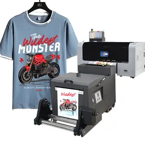 T-Shirt Textildruck maschine A3 Heat Pet Film DTF-Drucker mit doppelten i3200 XP600-Druckköpfen White Ink Beliebter Drucker