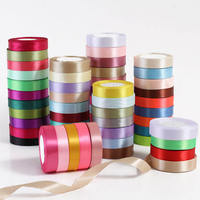 Ruban en satin 100% polyester à face unique de 25 mm avec logo imprimé personnalisé, rubans pré-faits colorés, rubans et médailles personnalisés