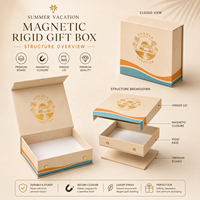 Boîte cadeau magnétique pliable personnalisée avec finition douce au toucher, pour cosmétiques, électronique, vêtements, présentoir de marque, boîte cadeau magnétique
