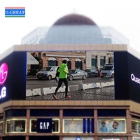 Panneau d'affichage LED extérieur de signalisation numérique de bâtiment P10 Led Module Led Board Digital Billboard