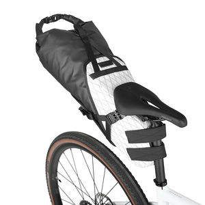 Rhinowalk Wilderness Series-<span class=keywords><strong>Bolsa</strong></span> de sillín de bicicleta impermeable de 2 piezas Paquete seco de sillín de arnés de bicicleta de 14 litros para bicicletas de grava - Product Image 1