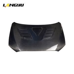 Accessoires automobiles Langyu Capot de moteur Capot de voiture en fibre de carbone Style <span class=keywords><strong>B</strong></span> Capot avant pour Mitsubishi EVO X Capots de moteur - Product Image 5