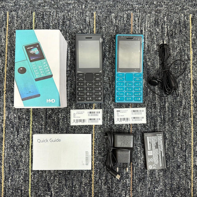100% Brand New Dual SIM Feature Phone 2024 125 106 105 120 130 Factory Wholesale Original Dual SIM Standby Large Battery Mobile