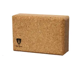 Low MOQ Eco-Friendly Recycled Organic Cork Wooden Yoga Block Custom Logo Fitness Equipment With Bag And CN Plugs