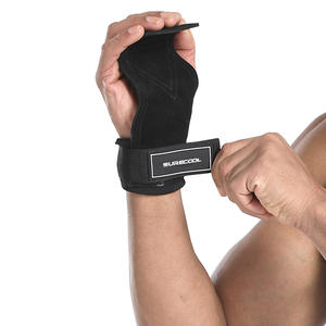 Titness Protège-paume antidérapant en cuir pour l'haltérophilie, les soulevés de terre et les tractions - Product Image 3