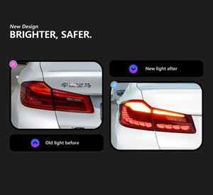 Conjunto de Lentes de Luz Trasera Compatible con BMW Serie 5 G30 (17-20) con Señal de Giro LED Integrada, Nuevo Estado CG-G30-001 - Product Image 5