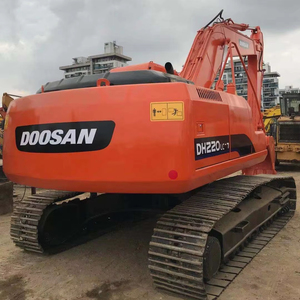 รถขุด DH220 Doosan มือสองผลิตในประเทศเกาหลีพร้อมส่วนประกอบหลักเครื่องยนต์และปั๊ม - Product Image 1