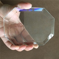 Customized Bevel clear Float Glass Mirror Beveled Glass Pieces