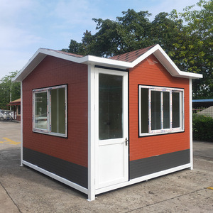 Caseta de Seguridad Moderna con Paneles Metálicos, Sala de Servicio Móvil para Exteriores, Construcción de Acero Resistente al Fuego, Guangdong, China - Product Image 1