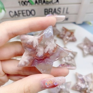 Piedra de Cristal de Ágata con Forma de Estrella, Estilo Bohemio, Precio de Fábrica al por Mayor, Tendencia de Moda para Decoración del Hogar Única y Regalos Navideños - Product Image 5