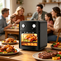 Anbolife – Four à friteuse à air électrique compact, sans PFAS, avec écran tactile, design visible pour la cuisson, nettoyage facile, 8 litres – Vente en gros usine