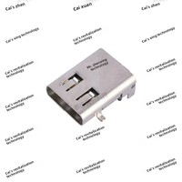 Connecteur USB31 ZX TYPE-C24P, carte de connexion horizontale à double rangée 24 broches, prise à 90 degrés
