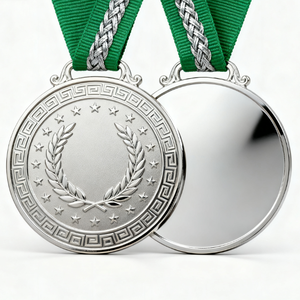 Medalla Conmemorativa de Guerrero con Insignia de Honor en Forma de Estrella Personalizada de Aleación de Zinc con Serigrafía e Impresión de Troquelado - Product Image 4