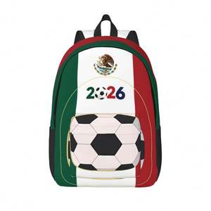 Bolsa de Viaje de Fútbol Personalizada al por Mayor, Inspirada en el Torneo Mundial de Fútbol 2026, Mochila de Almacenamiento para Accesorios de Aficionados - Product Image 5