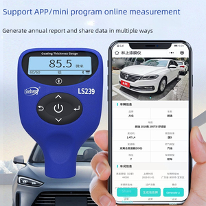 Linshang otomotiv boyası kalınlık ölçer boya filmi metre araba test LS239 için yüksek hassasiyetli kaplama kalınlık ölçer - Product Image 3