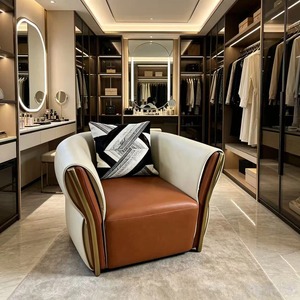 <span class=keywords><strong>Fauteuil</strong></span> pivotant <span class=keywords><strong>de</strong></span> luxe italien ZJ-ORB-01L, rotation à 360°, mousse à mémoire <span class=keywords><strong>de</strong></span> <span class=keywords><strong>forme</strong></span>, dossier en U, <span class=keywords><strong>fauteuil</strong></span> d'appoint pour salon, pieds en titane, garantie 5 ans - Product Image 3