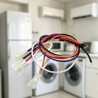 Connecteur mâle transparent multi-voies en plastique, faisceau de câbles multicolores torsadés pour connexion d'alimentation interne des appareils électroménagers