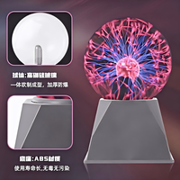 Boule de plasma à brancher avec prise standard EU/US, globe magique à électricité statique, lampe à éclairs activée par le son pour la maison