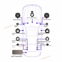 Kit Upgrade Audio Mobil DSP Amplifier dengan Set Speaker Lengkap untuk BMW Seri 3 Seri 5 2018-2023 Plug and Play