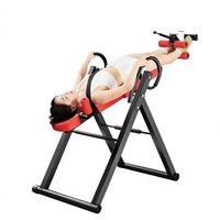 Table d'inversion pliable réglable en gros, machine d'inversion avec sangle de sécurité rembourrée pour la décompression vertébrale et le soulagement des douleurs dorsales