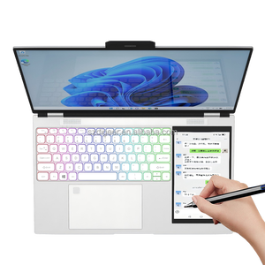 Nuevo Portátil de Doble Pantalla Táctil de 15.6" + 7" del Fabricante, 8GB de RAM + 128GB SSD N100 OEM Business 11 de Alto Rendimiento - Product Image 6