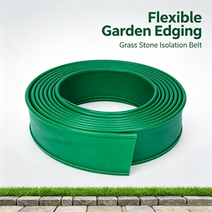 Bordure de jardin en plastique vert Sunsbuild pour pelouse, parterre de fleurs, cour, aménagement paysager extérieur - Product Image 6