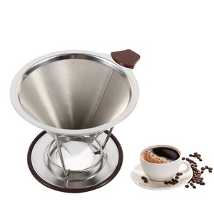 <span class=keywords><strong>Cafetière</strong></span> à <span class=keywords><strong>filtre</strong></span> en acier inoxydable de qualité alimentaire avec support, <span class=keywords><strong>filtre</strong></span> à café en maille avec support, infuseur à café avec support - Product Image 5