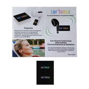 Autocollants anti-radiation EMF quantiques, patchs <span class=keywords><strong>énergétique</strong></span>s à ions négatifs infrarouges lointains pour étuis de chargement d'écouteurs sans fil Bluetooth - Product Image 4