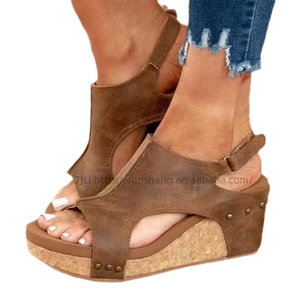 Sandalias Romanas de Fábrica al por Mayor para Mujer, Talla Grande, con Punta Descubierta y Amortiguación para la Temporada de Primavera - Product Image 5