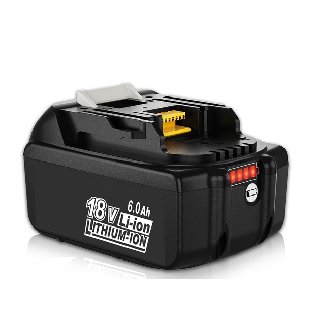 6.0Ah Lithium Ion Replacement Battery Pack for 18v Mak Itas Battery BL1830 BL1850 BL1860 Power Drill Combo Kit