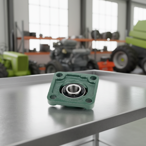 Cuscinetto a flangia a quattro bulloni UCF202 con albero da 15 mm, supporto in ghisa, precisione P5 - Product Image 5