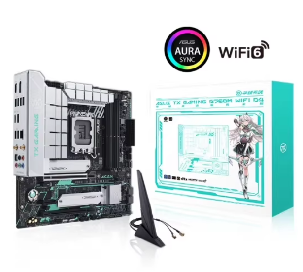 TX Gaming B760M Motherboard Integrated Graphics 12th Processor 4x DIMM Slots DDR5 Memory SATA Hard Drive for Desktop Use