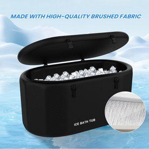 Baignoire gonflable de récupération et de thérapie en gros, avec technologie Drop Stitch, pliable, avec couvercle, <span class=keywords><strong>pour</strong></span> athlètes de gym et adultes - Product Image 2