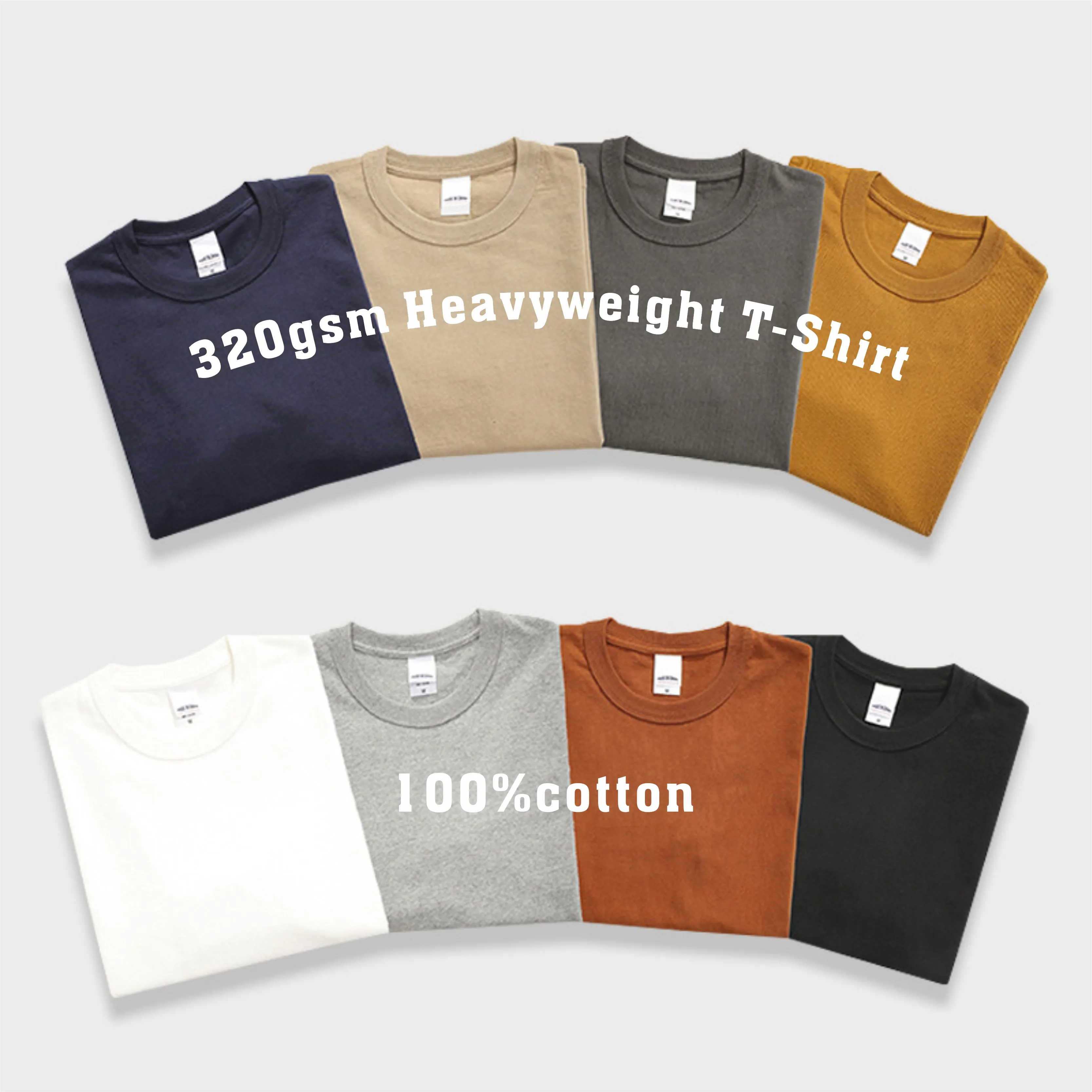 2023 стираемая негабаритная футболка большого размера из 100% хлопка 320 г мужская футболка с коротким рукавом