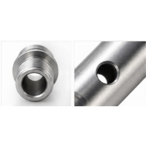 Conector de tubo hueco de aluminio anodizado personalizado con extremos roscados macho para uniones seguras y a prueba de fugas - Product Image 3
