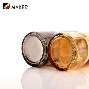 Récipient rond de distributeur de pompe de savon liquide de lavage de main en verre de luxe <span class=keywords><strong>330ml</strong></span> bouteille décorative de pompe de lotion de shampooing de remplacement de corps - Product Image 3