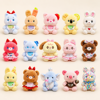 CE-gecertificeerde pluche speelgoed, kleine knuffels, mini pluche poppen, 8 inch, voor kinderen, cadeau, kermisprijs, klauwautomaat, groothandel