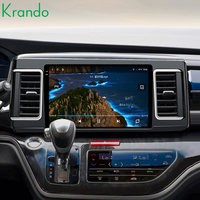 Krando 10.36" Android Stereo GPS Multimedia untuk Honda Elysion 2019-2021 Android Carplay Radio Mobil Navigasi Pemutar DVD 4G WIFI