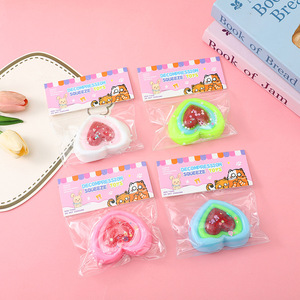 Squishy Taba Mochi TPR Squishy Toys Sensory Stress Relief Kawaii Heart Taba Squishy Toys Decompression <b>Fidget</b> Toy for Kids - Product Image 4