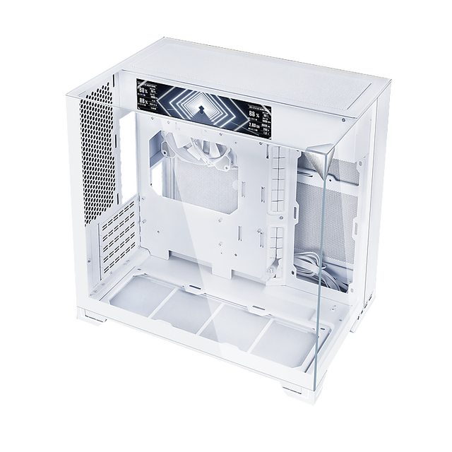New LIANLI Bauhaus O11 VISION-M Seaview Room Chassis Full Tower Three-sided Acrylic Panoramic M-ATX ATX ITX Board Gaming PC Case