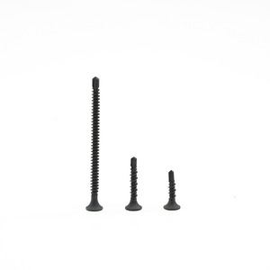 Tornillos para paneles de yeso Chunhai Standard Parts, con cabeza Phillips avellanada, autorroscantes, de fosforo negro, para uso en placas de yeso. - Product Image 4