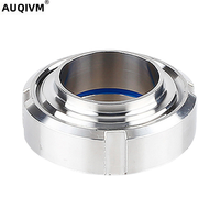 AUQIVM Joint flexible en acier inoxydable 304 à filetage rond Joint flexible soudé avec tout connecteur de tuyau de joint