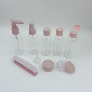 Juego de 10 Botellas Portátiles de Viaje Vacías para Dispensar Productos de Belleza - Product Image 3