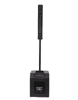 Offre Spéciale Système de Sonorisation Professionnel Actif avec Haut-parleur PA, Subwoofer 15 Pouces, Colonne d'Enceintes 4 Pouces, 600W