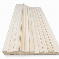 Meubles de rangement latéraux en bois massif peuplier, finition UV, rainurés, assemblés par joint de doigt, qualité AA, taille personnalisée pour meubles, cuisine, hôtel