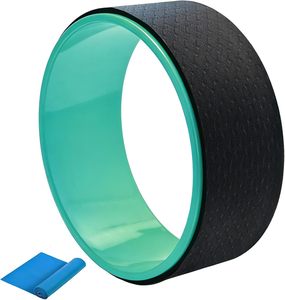 Rouleau de yoga en PVC/PP+TPE de 33 cm pour massage des tissus profonds, soulagement des douleurs dorsales, étirement et libération myofasciale, mobilité - Product Image 1
