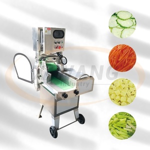 Commercial Fruit Cutting Machine New Condition Lettuce Garlic Spinach Potato Onion Carrot Slicer Dicer Banana Slicer - Product Image 6